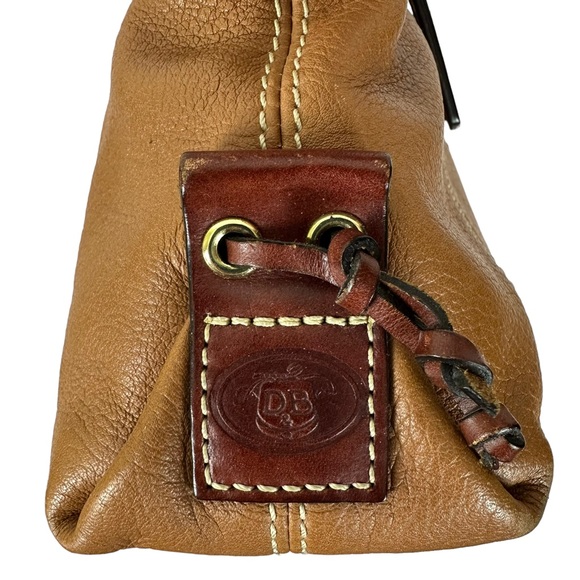 Dooney & Bourke - Tan Leather Mini East West Slouch Shoulder Bag - Picture 6 of 16